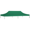 Krov za šator za zabave 6 x 3 m zeleni 270 g/m²
