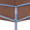 Krov za šator za zabave 6 x 3 m smeđi 270 g/m²