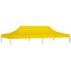 Krov za šator za zabave 6 x 3 m žuti 270 g/m²