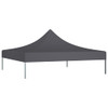 Krov za šator za zabave 2 x 2 m antracit 270 g/m²