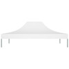 Krov za šator za zabave 4 x 3 m bijeli 270 g/m²