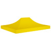 Krov za šator za zabave 4 x 3 m žuti 270 g/m²