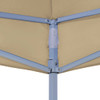 Krov za šator za zabave 4,5 x 3 m bež 270 g/m²