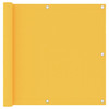 Balkonski zastor žuti 90 x 600 cm od tkanine Oxford