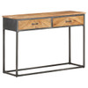 Konzolni stol 110 x 35 x 75 cm od masivnog bagremovog drva