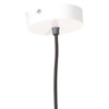 Viseća svjetiljka 25 W bijela okrugla 28,5 cm E27
