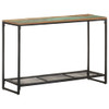 Konzolni stol 110 x 35 x 75 cm od masivnog obnovljenog drva