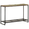 Konzolni stol 110 x 35 x 75 cm od masivnog obnovljenog drva