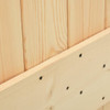 Klizna vrata s priborom za montaÃ…Â¾u 90 x 210 cm masivna borovina