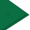 Klupa Batavia sa zelenim jastukom 120 cm od masivne tikovine