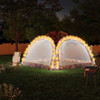 Šator za zabave s 4 bočna zida LED 3,6 x 3,6 x 2,3 m maskirni