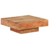 Stolić za kavu 80 x 80 x 28 cm od masivnog bagremovog drva