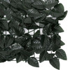 Balkonski zastor s tamnozelenim lišćem 300 x 100 cm