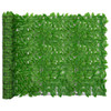 Balkonski zastor sa zelenim lišćem 400 x 150 cm