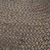 Ručno rađeni tabure od jute svjetlosivi 45 x 30 cm