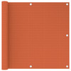 Balkonski zastor narančasti 90 x 500 cm HDPE