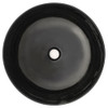 Keramički okrugli umivaonik 41,5 x 13,5 cm crni