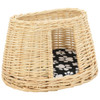 3-dijelni set košare za mačke s jastucima 47x34x60 cm prirodna vrba