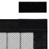 Zastori protiv insekata 2 kom s magnetima 220 x 110 cm crni