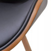 Blagovaonske stolice od zaobljenog drva i umjetne kože 6 kom