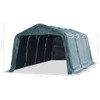 Uklonjivi šator za stoku PVC 550 g/m² 3,3 x 6,4 m tamnozeleni