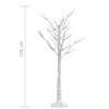 Božićno drvce sa 120 LED žarulja 1,2 m toplo bijelo izgled vrbe