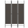 Sobna pregrada s 3 panela antracit 120 x 180 cm