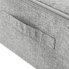 Kutija za pohranu od tkanine 70 x 40 x 18 cm siva