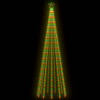 Stožasto božićno drvce sa 752 šarene LED žarulje 160 x 500 cm