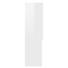 Ormarić za perilicu rublja visoki sjaj bijeli 70,5x25,5x90 cm