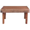 Stolić za kavu od masivnog obnovljenog drva 60 x 45 x 23 cm