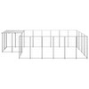 Kavez za pse srebrni 8,47 m² čelični