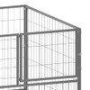 Kavez za pse srebrni 200 x 100 x 70 cm čelični