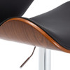 Barski stolac od umjetne kože crni 287409