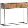 Konzolni stol 90 x 30 x 75 cm od masivnog obnovljenog drva 286531