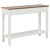 Konzolni stol bijeli 110 x 35 x 80 cm drveni 249901