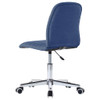 Blagovaonske stolice od tkanine 2 kom plave 283603