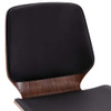 Blagovaonske stolice od umjetne kože 2 kom crne 287380