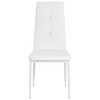 Blagovaonske stolice od umjetne kože 4 kom bijele 246190