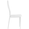 Blagovaonske stolice od umjetne kože 4 kom bijele 246190