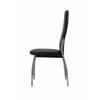 Blagovaonske stolice od umjetne kože 4 kom crne 60570