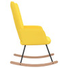 Stolica za ljuljanje od tkanine boja senfa 328014