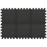 Podne prostirke 54 kom 4,86 m² od EVA pjene crne Podne prostirke 54 kom 4,86 m² od EVA pjene crne