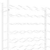 Stalak za vino za 36 boca bijeli metalni 340910