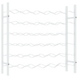 Stalak za vino za 36 boca bijeli metalni 340910