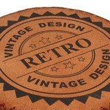 Barski stolci 2 kom od prave kože i masivnog bagremovog drva 348164