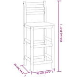 Barski stolci 8 kom od masivnog bagremovog drva 3115988 Barski stolci 8 kom od masivnog bagremovog drva 3115988