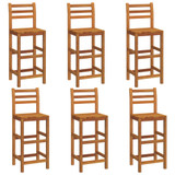 Barski stolci 6 kom od masivnog bagremovog drva 3115987 Barski stolci 6 kom od masivnog bagremovog drva 3115987