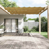 Okomita tenda bež 60 x 800 cm od tkanine Oxford 148252