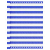 Balkonski zastor plavo-bijeli 120 x 300 cm HDPE 310892